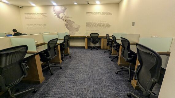 パナマ空港のスターアライアンスラウンジ