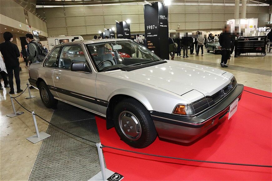 ホンダの2代目「プレリュード」（筆者撮影）