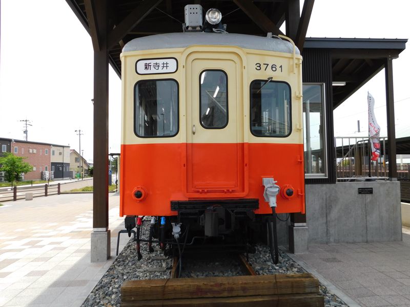 1980年まで北陸鉄道能美線を走った車両（筆者撮影）