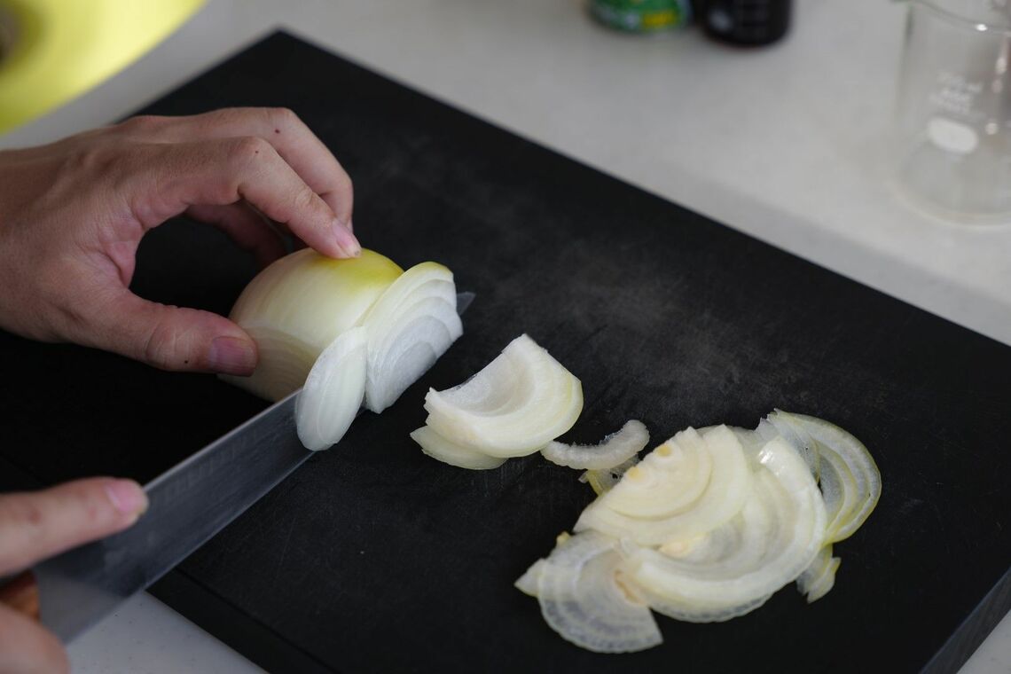 切ったたまねぎ