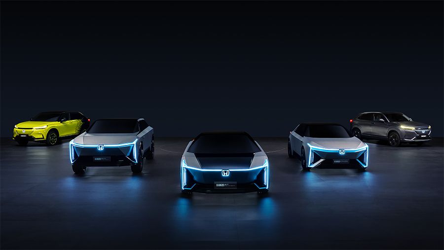 ホンダは2030年に中国市場で80万台のEVを販売する目標を掲げる。写真は2021年10月に発表した中国向けEV「e:N」シリーズ（ホンダのウェブサイトより）