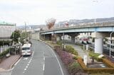 小浜停留所付近で国道176号に合流して宝塚の中心部へと進む（筆者撮影）