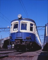 飯田線で活躍したモハ52形。雑誌「レールガイ」のために豊橋で特別に撮影した（撮影：南正時）