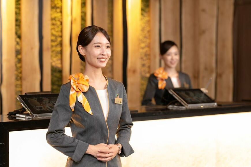 サービスの姿勢は、スタッフ自身に委ねられているところが大きい（写真：スーパーホテル提供）