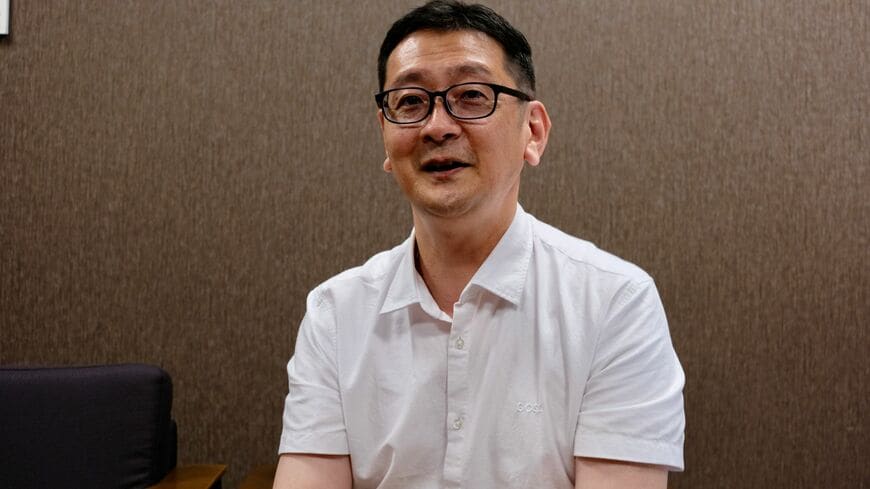 2014年から西武のマイドセット講習を担当する株式会社ホープスの坂井伸一郎社長（筆者撮影）