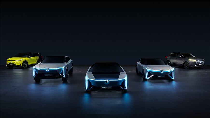 ホンダは2030年に中国市場で80万台のEVを販売する目標を掲げる。写真は2021年10月に発表した中国向けEV「e:N」シリーズ（ホンダのウェブサイトより）