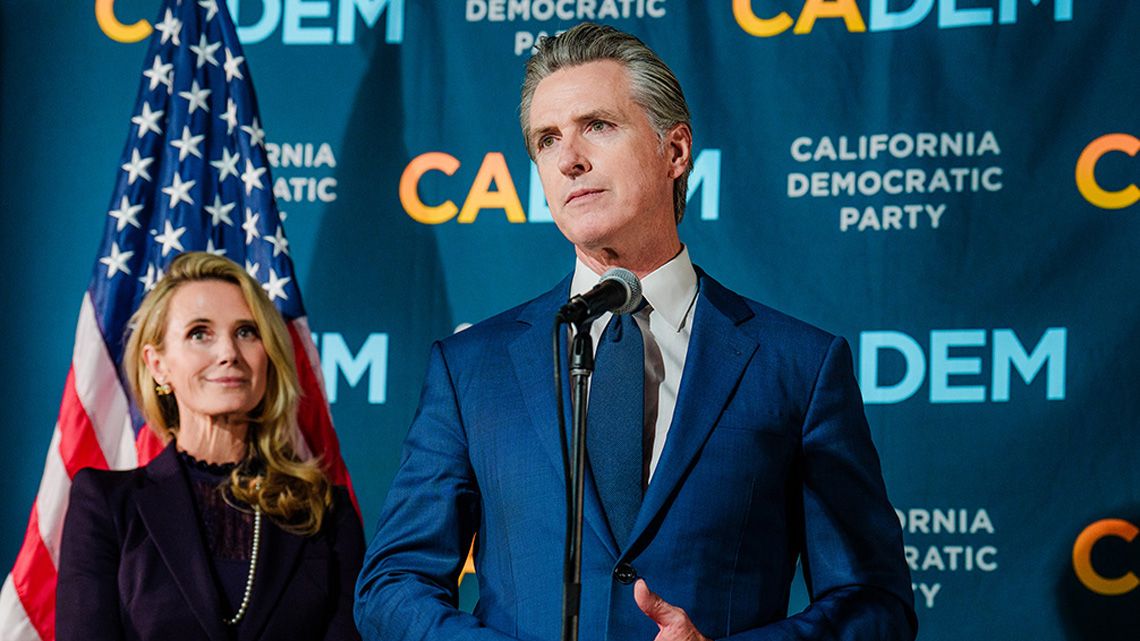 カリフォルニア州のニューサム知事