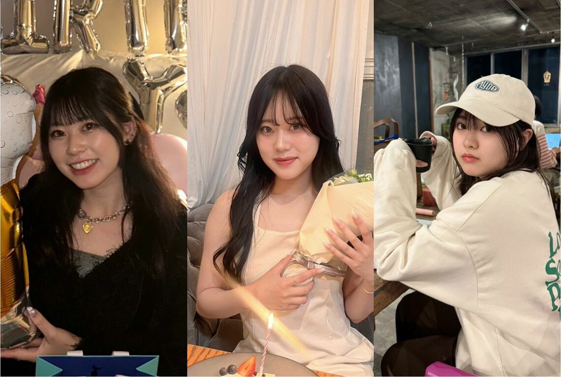 左から新井萌英（國學院大学経済学部経営学科3年）、沖津悠奈(早稲田大学政治経済学部経済学科2年) 、直井ちなみ（青山学院大学総合文化政策学部3年）