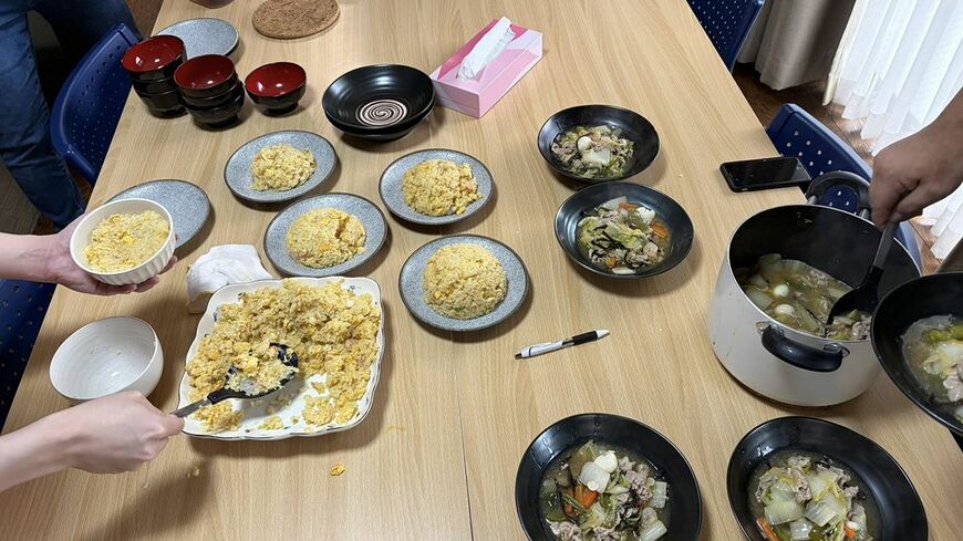 ランチ会の様子