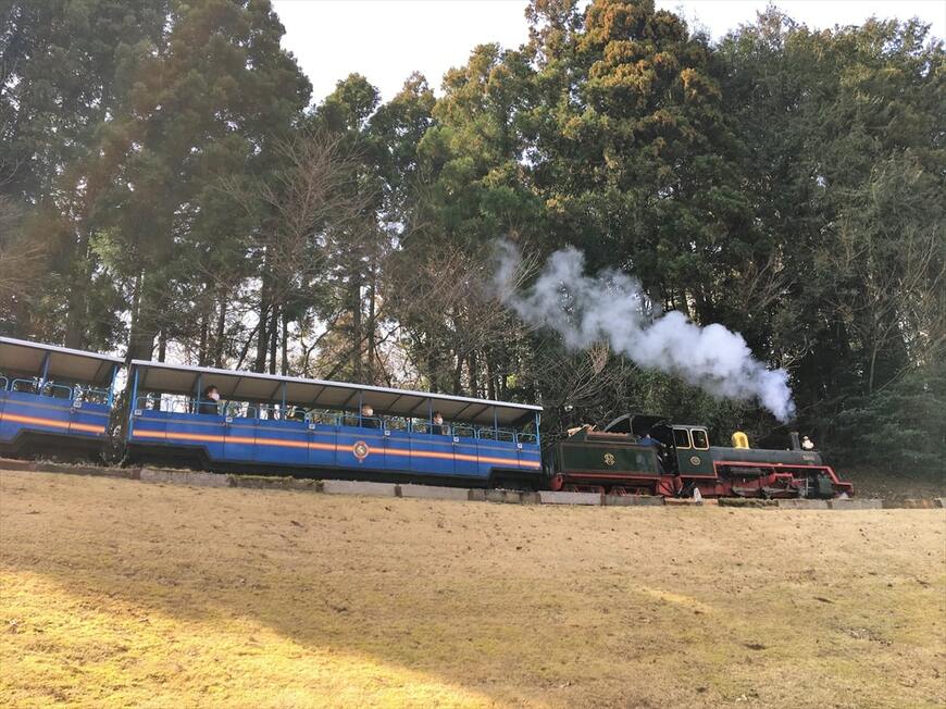 片道約2kmの路線を走る（筆者撮影）