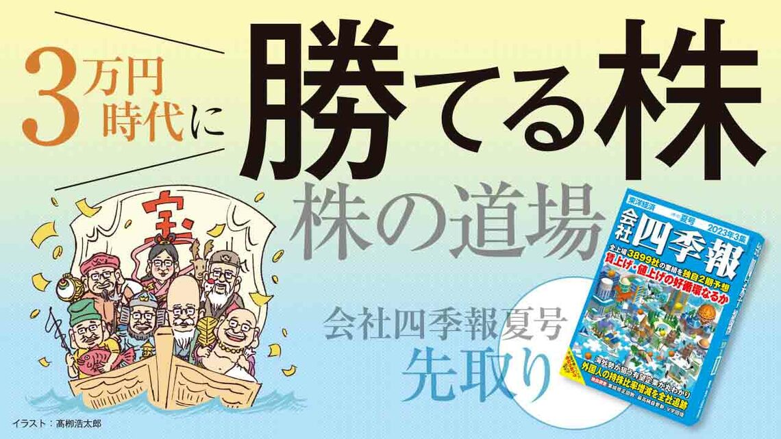 「3万円時代に勝てる株 株の道場」特集バナー