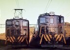 葛生駅構内で顔を並べるED5010形
