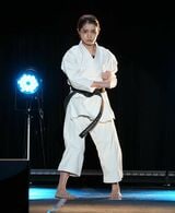 小学1年生から高校生まで空手の型の選手として練習に励み、高校時代にはインターハイに出場したこともある（写真：本人提供）