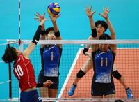 五輪女子バレー､日本は韓国に逆転負け 8日の第2戦でカメルーンと対戦