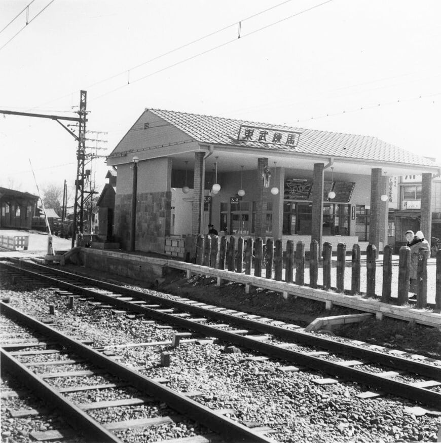 東武練馬駅　昔の写真　1955年頃