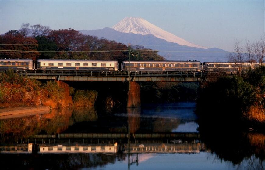 1988年に来日し、日本各地を走った「オリエント急行」（撮影：南正時）