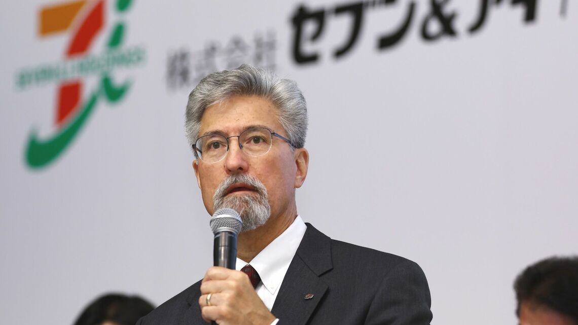 セブン＆アイHDのスティーブン・ヘイズ・デイカス社長（撮影：尾形文繁）