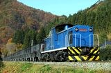 岩手開発鉄道のDD56形DD13の親戚といえる機関車だ（筆者撮影）