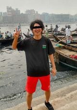 バングラデシュ×YONEX×Uber（筆者撮影）