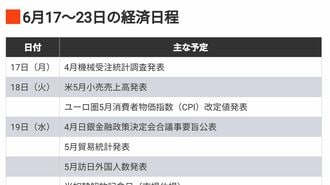 編集部厳選､注目の経済ニュース！【6月15日】