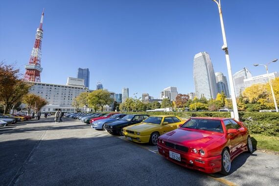 イベント会場で見られた1980～1990年代のマセラティ（写真：Maserati Japan）