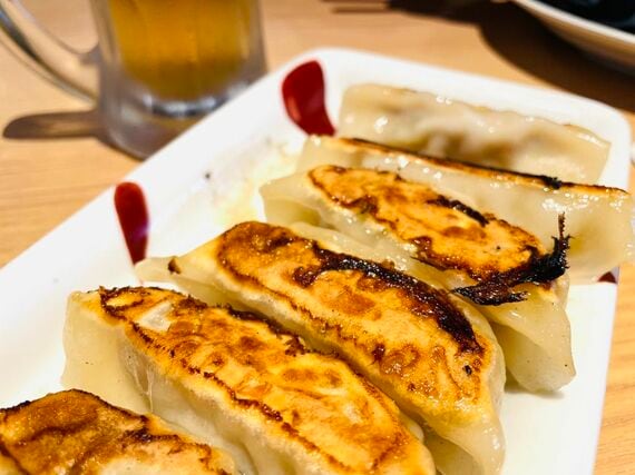 餃子とビール