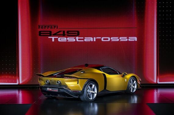 849テスタロッサのリアビュー