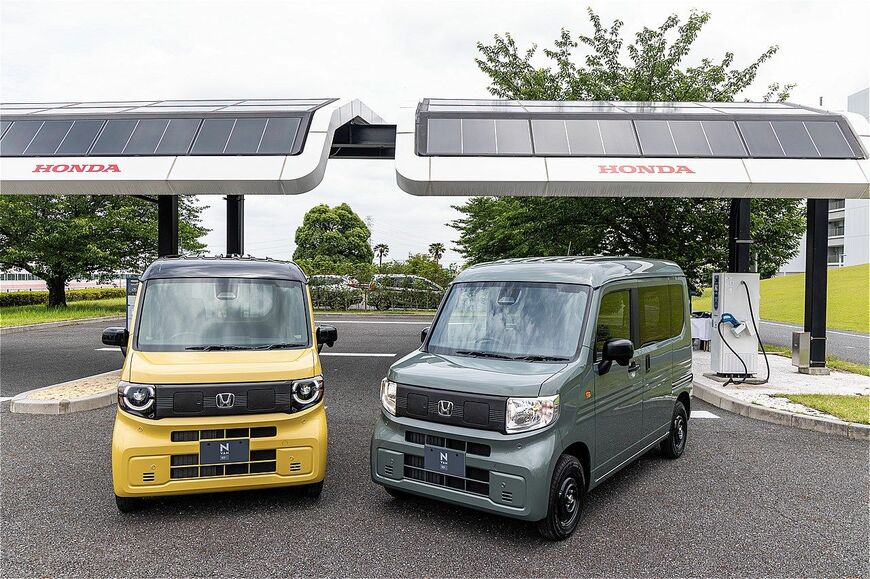 ホンダ新型軽商用EV「N-VAN e:」のディテール（写真：三木宏章）