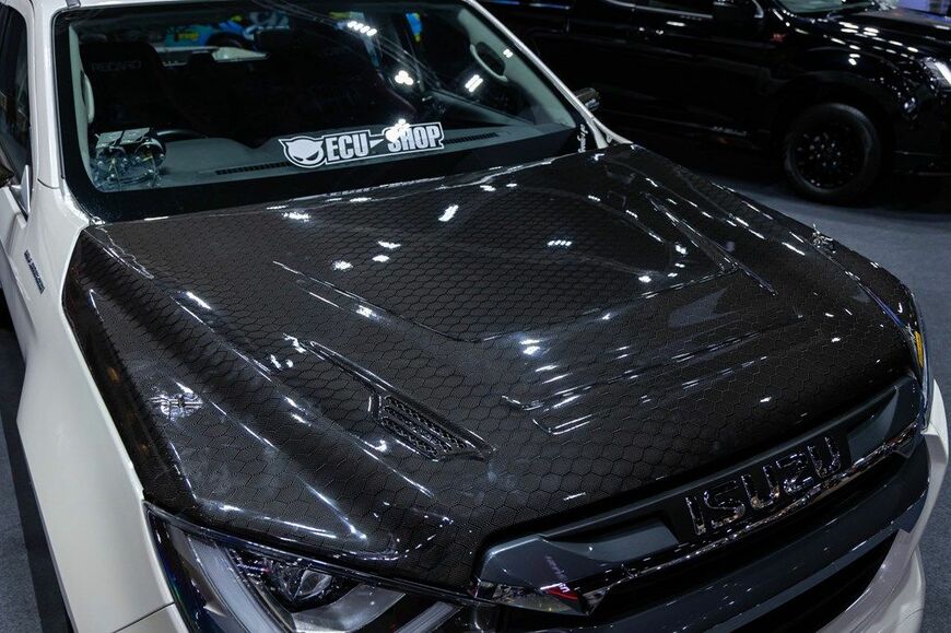 バンコク・インターナショナル・オートサロン2022の会場内（筆者撮影）