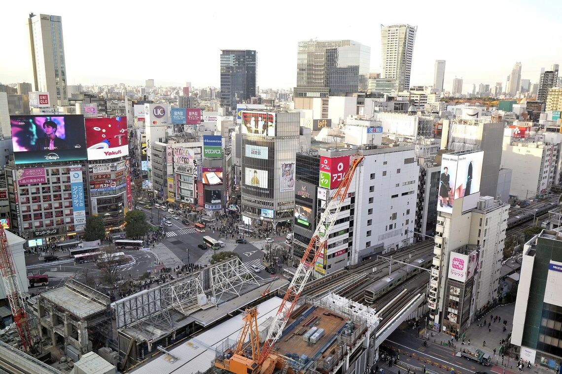 近年、渋谷では常にどこかで再開発が行われている（写真：2024年12月11日、梅谷秀司撮影）