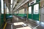 「甲子園号」の車内。バッターボックスが