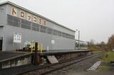 現在の仁宇布駅は遊具鉄道「トロッコ王国美深」の施設として活用されている（筆者撮影）