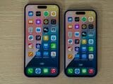 左がiPhone 16 Plus、右が16（筆者撮影）