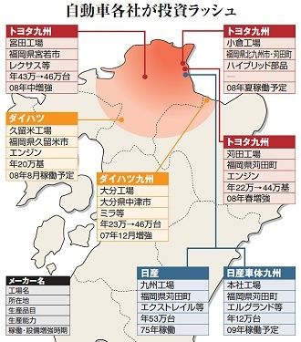 トヨタも日産も工場を相次ぎ新増設するが…九州「自動車」アイランド　熱狂の陰に潜む”死角”