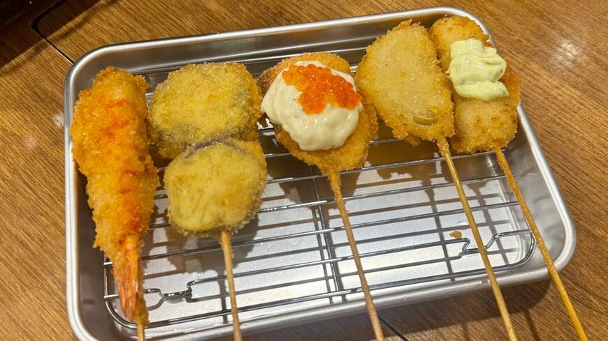 串揚げ5本盛合せ