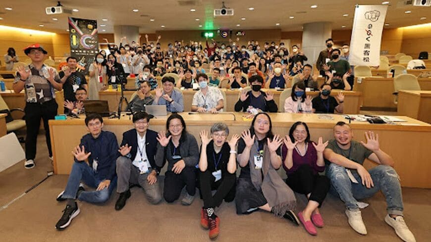 〈g0v〉10周年記念フォーラムに集ったシビックハッカーたち（写真提供：CC BY 4.0 g0v 零時政府揪松團）
