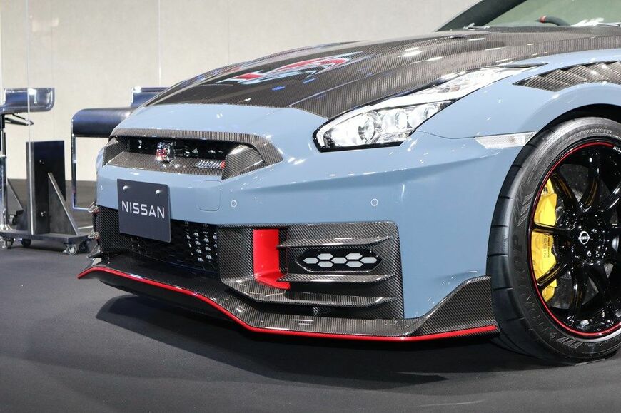 日産自動車が東京オートサロン2023で発表したGT-R 2024モデル（筆者撮影）