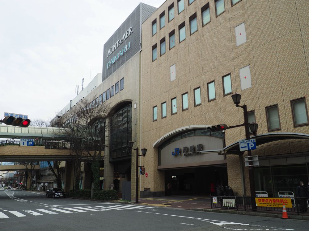 芦屋市で最も乗降人員が多い駅はJR芦屋駅だ（筆者撮影）