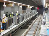 開業に向けた準備が進む新横浜駅＝2022年7月（記者撮影）