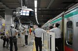確認用モニターなども調整が必要だ＝2018年8月（編集部撮影）