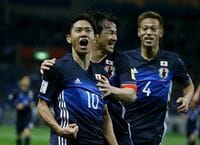 日本がシリアに大勝､W杯2次予選首位通過 前半17分にオウンゴールで先制