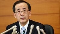 消費者物価上昇率２％達成の手段は見えず 安倍政権と妥協、日銀・白川総裁が会見