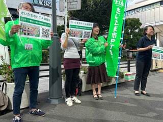 埼⽟県虐待禁⽌条例の改正案反対のオンライン署名活動の周知を行った（写真：さいたま市PTA協議会提供）