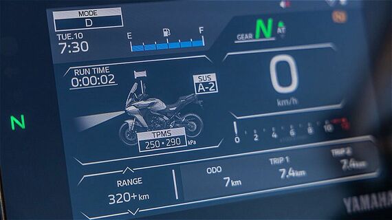 トレーサー9GT+ Y-AMTのメーター