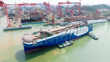 画像 | 中国造船業界､新造船受注量で世界の3分の2獲得 竣工量も世界