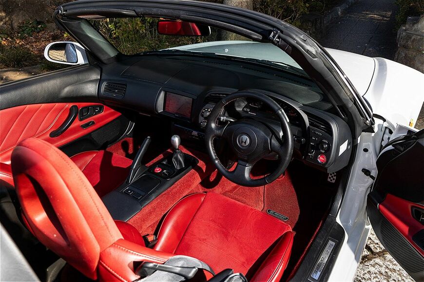 ホンダアクセスが所有しているモデューロ仕様のホンダ「S2000」（筆者撮影）