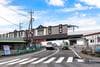 高架になった野田市駅の駅舎。現在は右側の