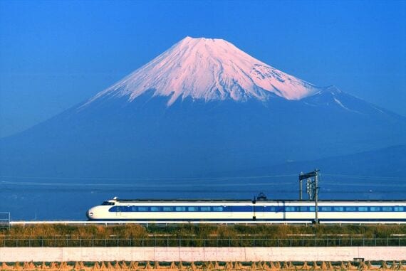 0系 大窓車 富士山