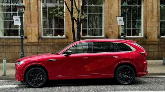 3列シートを備える新しいSUV「CX-80」から「マツダのこれから」を考えた（筆者撮影）