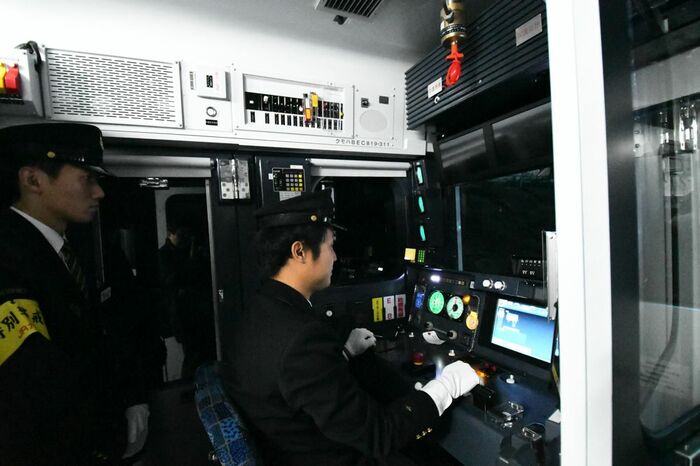自動運転の様子